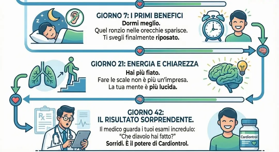 Timeline dei benefici